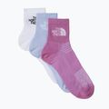 The North Face Multi Sport Cush Quarter Sock 3 páry tnf white/purple