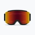 Lyžiarske okuliare  Smith Squad black/chromapop pro photochromic red mirror 2