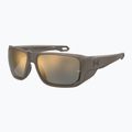Pánske slnečné okuliare Under Armour Attack MD S3 brwn metlzed/gold mirror oleophobic 2