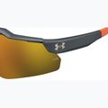 Detské slnečné okuliare Under Armour Levelup Jr S3 s metalizovaným sivým/zlatým zrkadlom 7