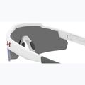 Detské slnečné okuliare Under Armour Levelup Jr S3 matné biele modré/modré viacvrstvové 6