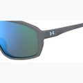 Detské slnečné okuliare Under Armour Gameday Jr S3 metalizované sivo-modré viacvrstvové 7
