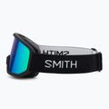 Lyžiarske okuliare Smith Transfer black/green sol-x mirror 4