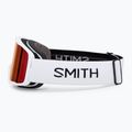 Lyžiarske okuliare Smith Tribute white/red sol-x mirror 4