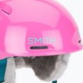 Detská lyžiarska prilba Smith Glide Jr Mips vivid pink hearts 5