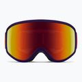 Detské lyžiarske okuliare Smith Reason OTG S3 deep plum gradient/red solx mirror antifog 2