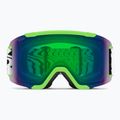Lyžiarske okuliare Smith Squad S2 slime static shag/chromapop everyday green mirror 2