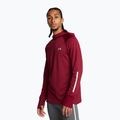 Pánska bežecká mikina Under Armour Launch Elite CW Balaclava Hoody kardinal/reflexná