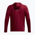 Pánska bežecká mikina Under Armour Launch Elite CW Balaclava Hoody kardinal/reflexná 6