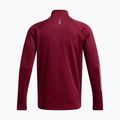 Pánska bežecká mikina Under Armour Launch Elite CW Half Zip kardinal/reflexná 4