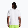 Pánske tričko Under Armour Run Anywhere SS white/morph green/black 2