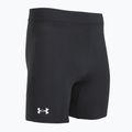 Pánske bežecké legíny Under Armour Launch Half Tights black/black/metallic silver 3