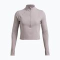 Dámske bežecké tričko Under Armour Launch Elite Half Zip tetra grey/reflexné 3