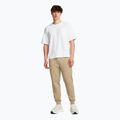 Pánske nohavice Under Armour Rival Fleece Joggers city khaki/white 2