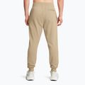 Pánske nohavice Under Armour Rival Fleece Joggers city khaki/white 3