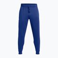 Pánske nohavice Under Armour  Rival Fleece Joggers tech blue/white 5