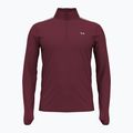 Pánska bežecká mikina Under Armour Vanish CW 1/4 Zip cardinal/reflective