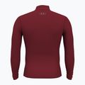 Pánsky Longsleeve  Under Armour Elite Mock CG kardinal/metalická strieborná 2