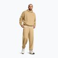 Pánska mikina Under Armour Icon HWT Fleece Wash OS Hoodie camel/white 2