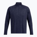 Pánska mikina Under Armour Tech Textured 1/2 Zip midnight navy/black
