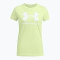 Dámske tričko Under Armour Rival Logo tetro green/white 3