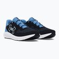 Dámska bežecká obuv Under Armour Charged Pursuit 3 Big Logo black/horizon blue/white 8