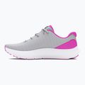 Dámska bežecká obuv Under Armour Charged Surge 4 halo gray/vivid magenta/vivid magenta 10