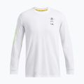 Pánsky Longsleeve  Under Armour Curry Verbiage Heavyweight Longsleeve white/high vis yellow/black 5