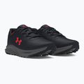 Pánska bežecká obuv Under Armour Charged Bandit Trail 3 black/black/racer red