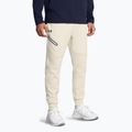Pánske nohavice Under Armour Unstoppable Fleece summit white/black
