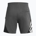 Pánske šortky Under Armour Curry Splash Fleece Short castlerock full heather/black/white clay 2