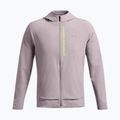 Pánska bežecká bunda Under Armour Outrun The Storm tetra šedá/morph green/relfective 3