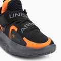 Basketbalová obuv Under Armour Flow Futr X 4 UAA black/castlerock/blaze orange 7