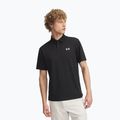 Men's polo shirt Under Armour Tee To Green Pique Polo black/white