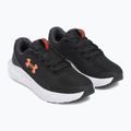 Under Armour Charged Surge 4 black/anthracite/ares red pánska bežecká obuv 3