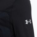 Pánska bežecká mikina Under Armour Trail Run Quarter Zip čierna/reflexná 3