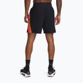 Under Armour Launch Pro 7" pánske bežecké šortky black / fire / reflexné 3