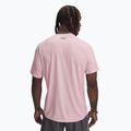 Pánske tričko Under Armour Tech Textured prime pink/black 2