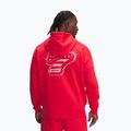 Pánska mikina Under Armour Project Rock Icon Fleece FZ lava red 2