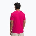 Pánske bežecké tričko Under Armour Trail Run shaded fuchsia/reflective 2