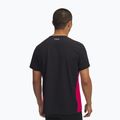 Pánske bežecké tričko Under Armour Trail Run Zip black/shaded fuchsia/reflective 2