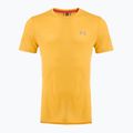 Pánske bežecké tričko Under Armour Trail Run noble gold/reflective