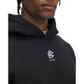Pánska mikina Under Armour Curry Splash Hoodie black / white clay 3