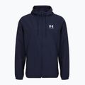 Pánska bunda Under Armour Rival Woven Windbreaker midnight navy/midnight navy/white 3