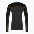 Pánske termo tričko longsleeve Smartwool Classic Thermal Merino Base Layer Colorblock Crew Boxed charcoal/honey gold 4