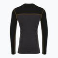 Pánske termo tričko longsleeve Smartwool Classic Thermal Merino Base Layer Colorblock Crew Boxed charcoal/honey gold 5