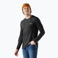 Mužský longsleeve Smartwool Merino Hemp Blend Gear Up Graphic čierny heather