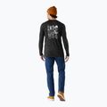 Mužský longsleeve Smartwool Merino Hemp Blend Gear Up Graphic čierny heather 2