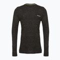Mužský longsleeve Smartwool Merino Hemp Blend Gear Up Graphic čierny heather 3
