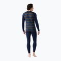 Pánska termoaktívna mikina Smartwool Merino 250 Baselayer Crew Boxed deep navy geo peaks 2